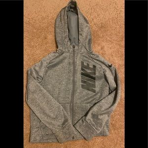 Boys size M zip up nike jacket .